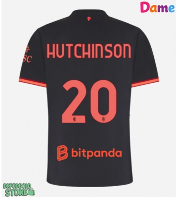 AC Milan Omari Hutchinson #20 Replika Tredjetrøje Dame 2026-27 Kortærmet